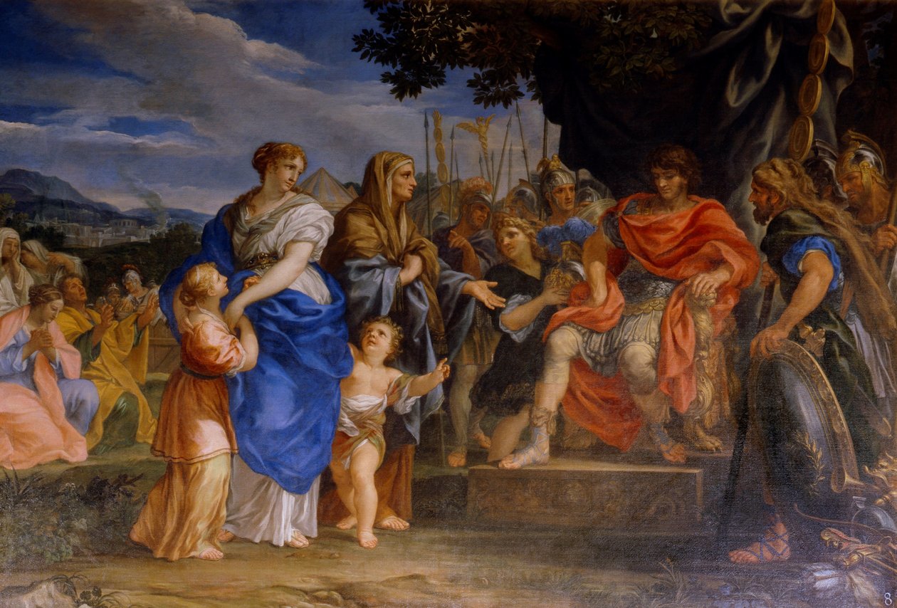 Coriolanus ved Romas porter av Ciro Ferri