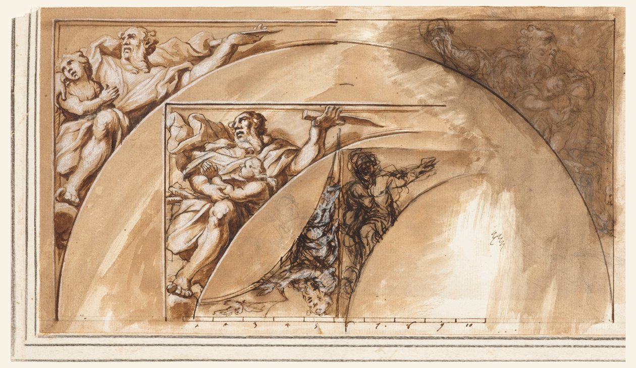 Design for spandral dekorasjon av Ciro Ferri