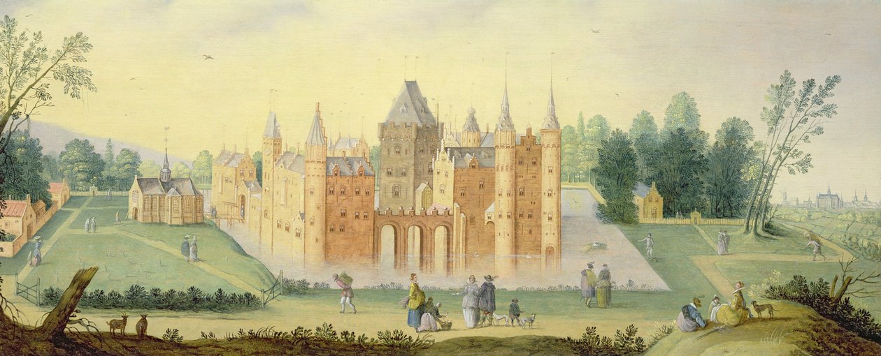 Kloster og slott i Egmond av Claes Jacobsz van der Heck