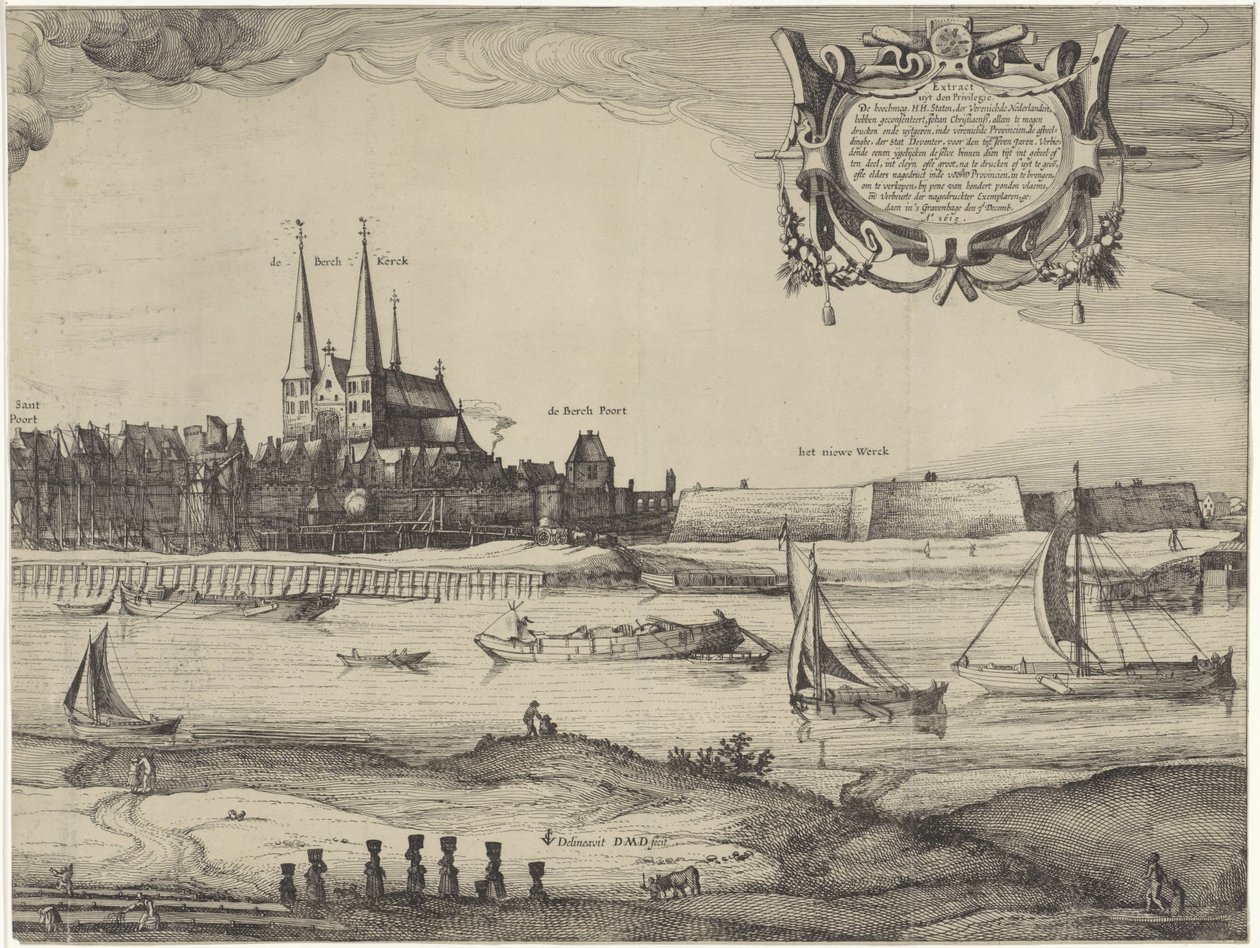 Profilen til Deventer (plate IV) av Claes Jansz. Visscher (II) (possibly)