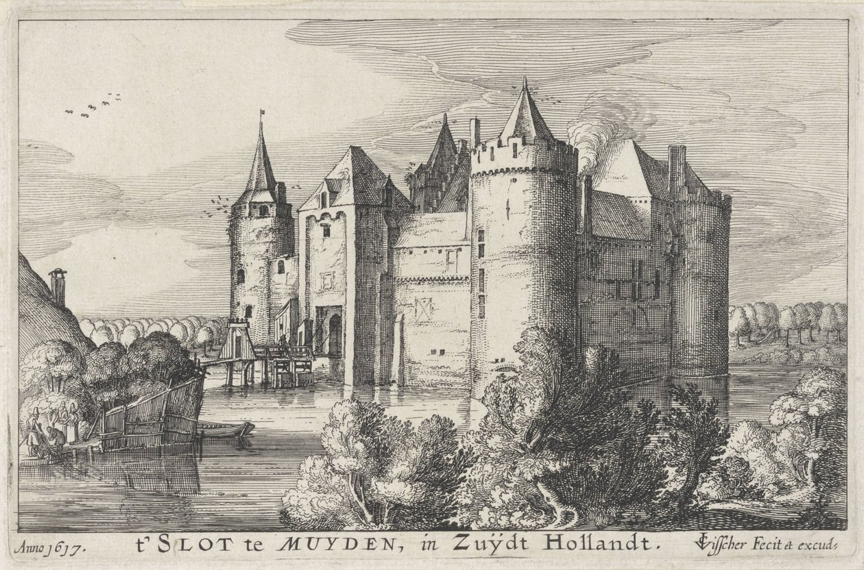 Utsikt over Muiderslot t