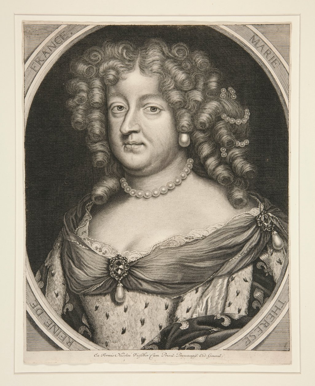 Marie Therese, dronning av Frankrike av Claes Jansz. Visscher