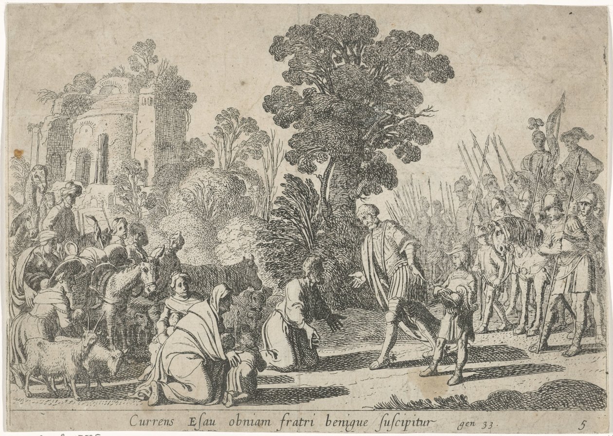Forsoning mellom Jakob og Esau History of Jacob (serietittel) av Claes Moeyaert