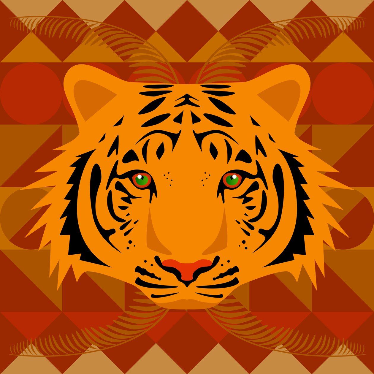 Aztec tiger av Claire Huntley