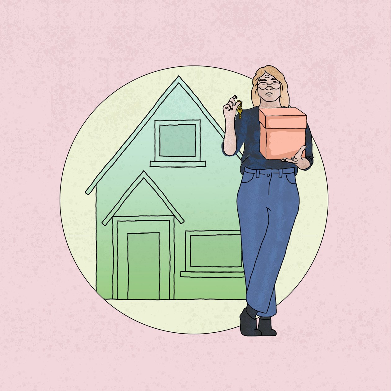 Eget hjem, 2024 (digitalt) av Claire Huntley