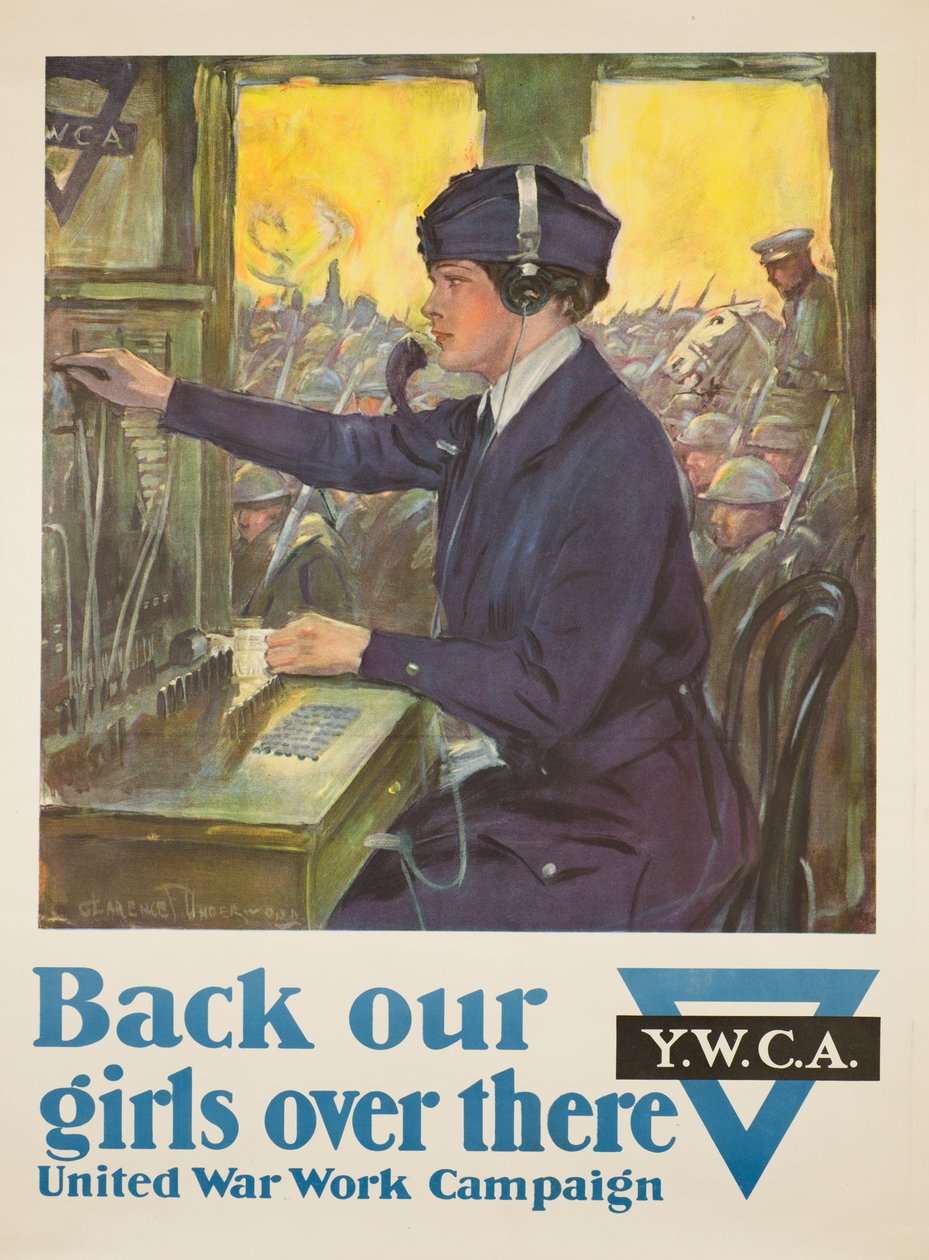 Tilbake jentene våre der borte, 1918 av Clarence F. Underwood
