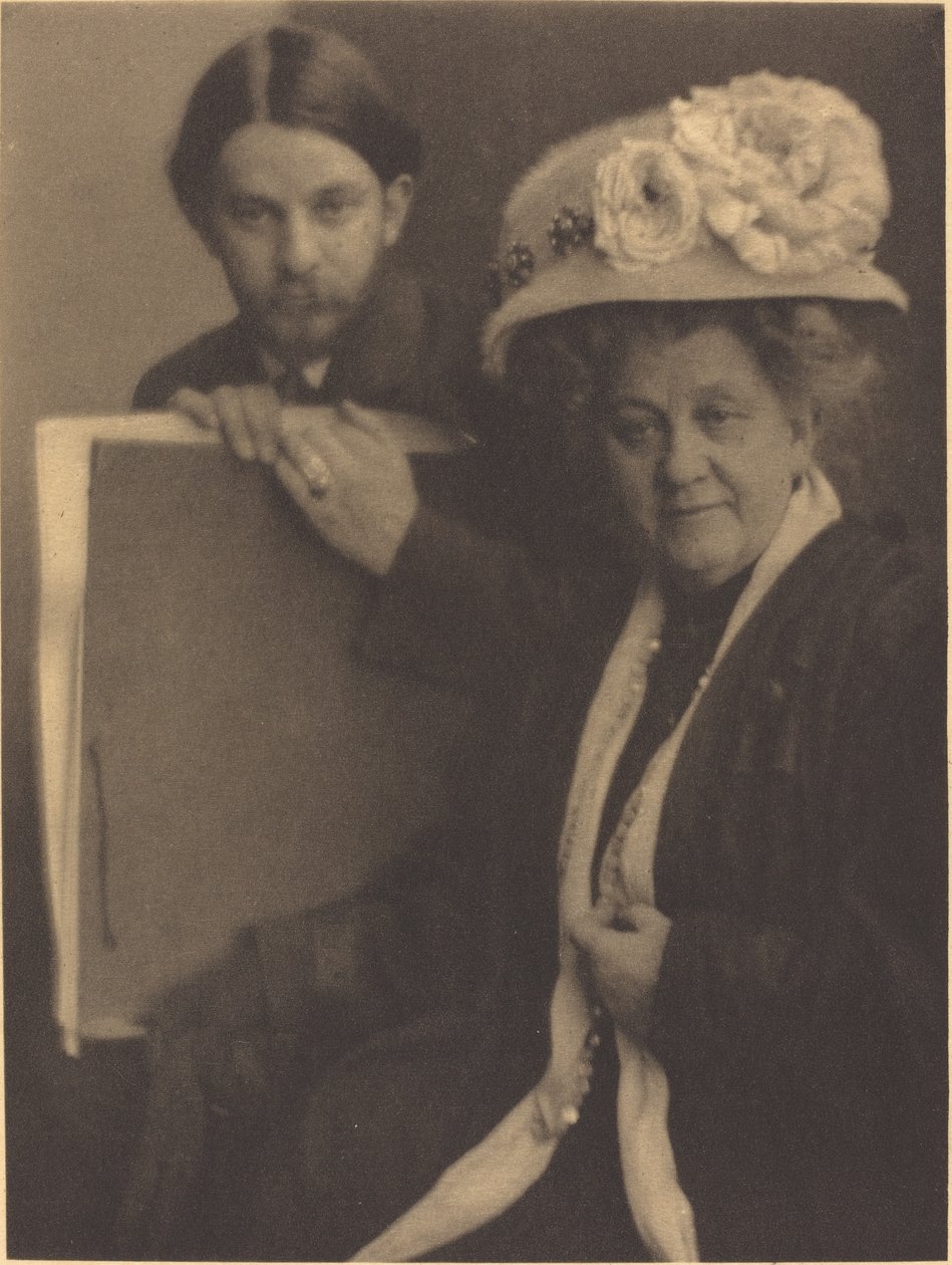 Alvin Langdon Coburn og hans mor av Clarence H. White