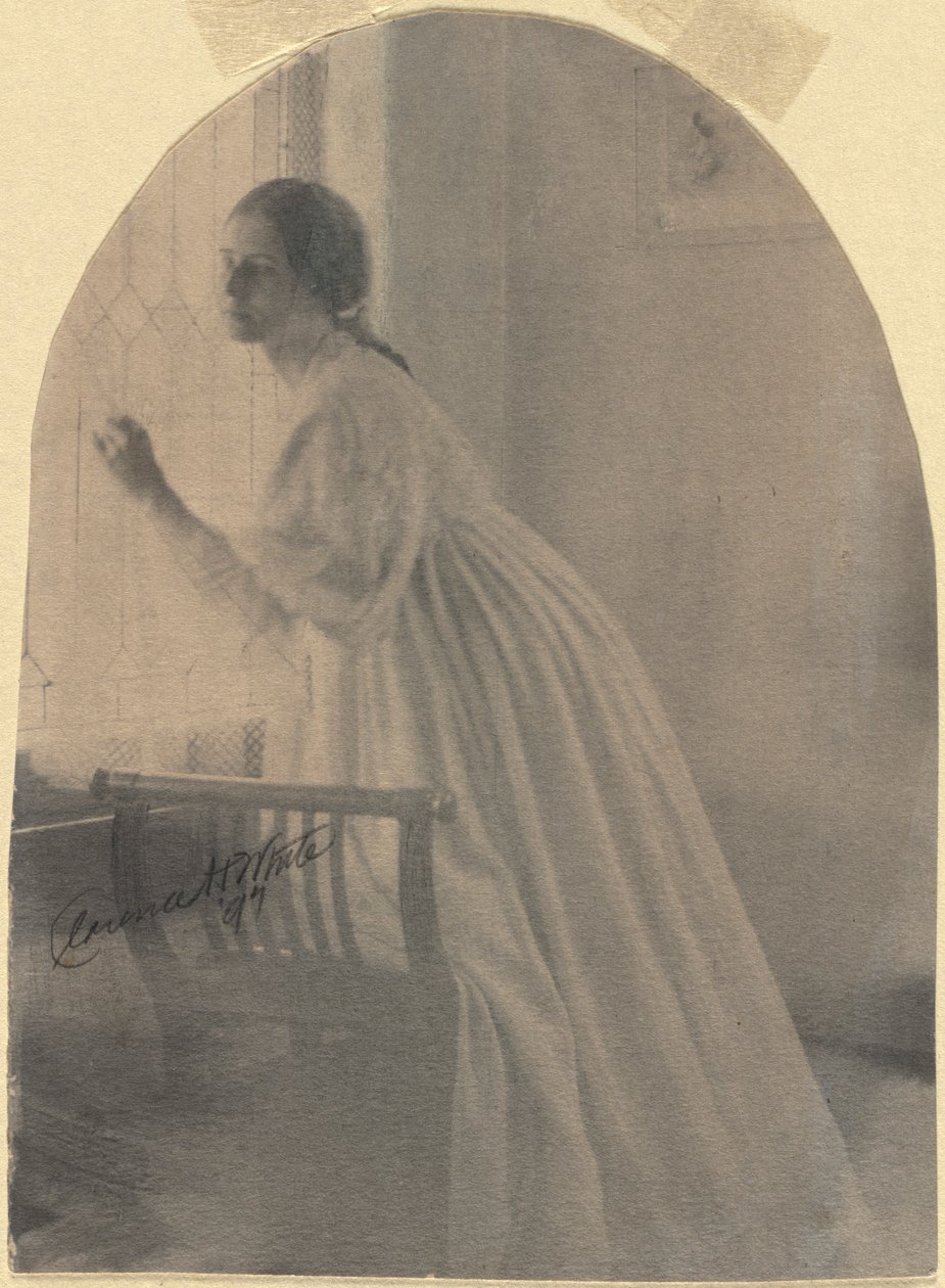 Ved vinduet, 1896. av Clarence H. White