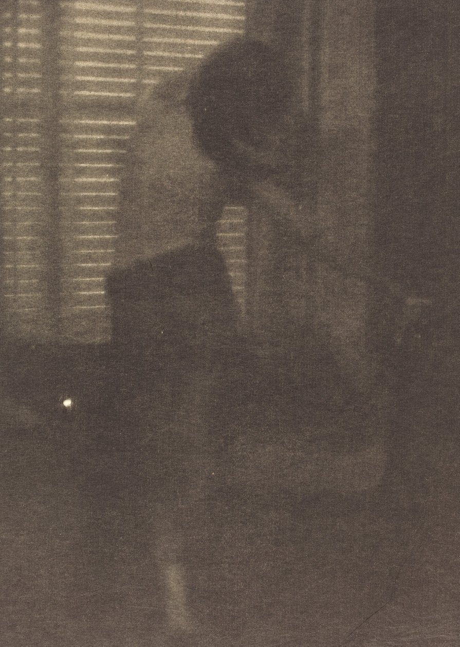 Modell i New York Studio, ca. 1915. av Clarence H White