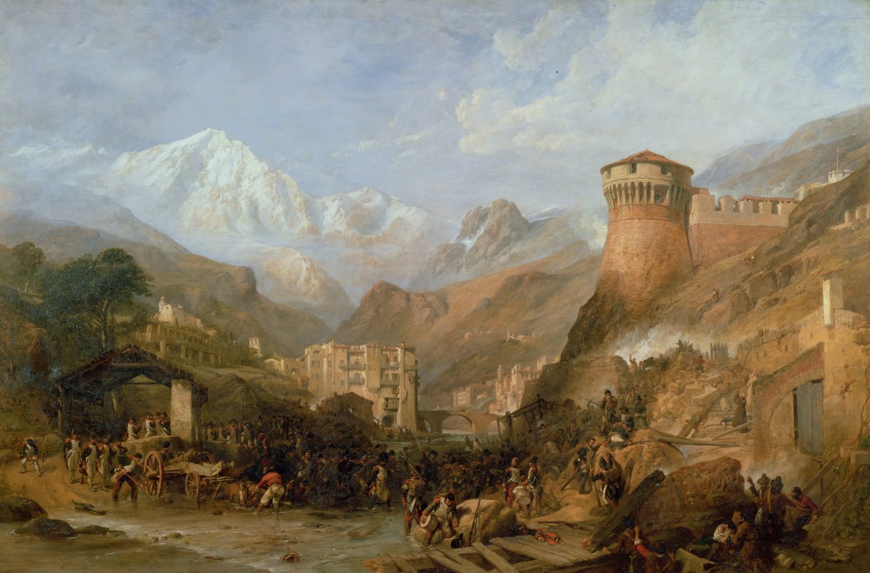 Slaget ved Rovereto, 4. september 1796, 1851 av Clarkson Frederick Stanfield