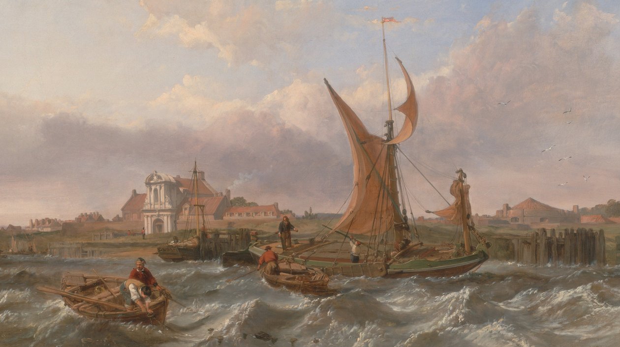 Tilbury Fort - Wind Against the Tide av Clarkson Frederick Stanfield