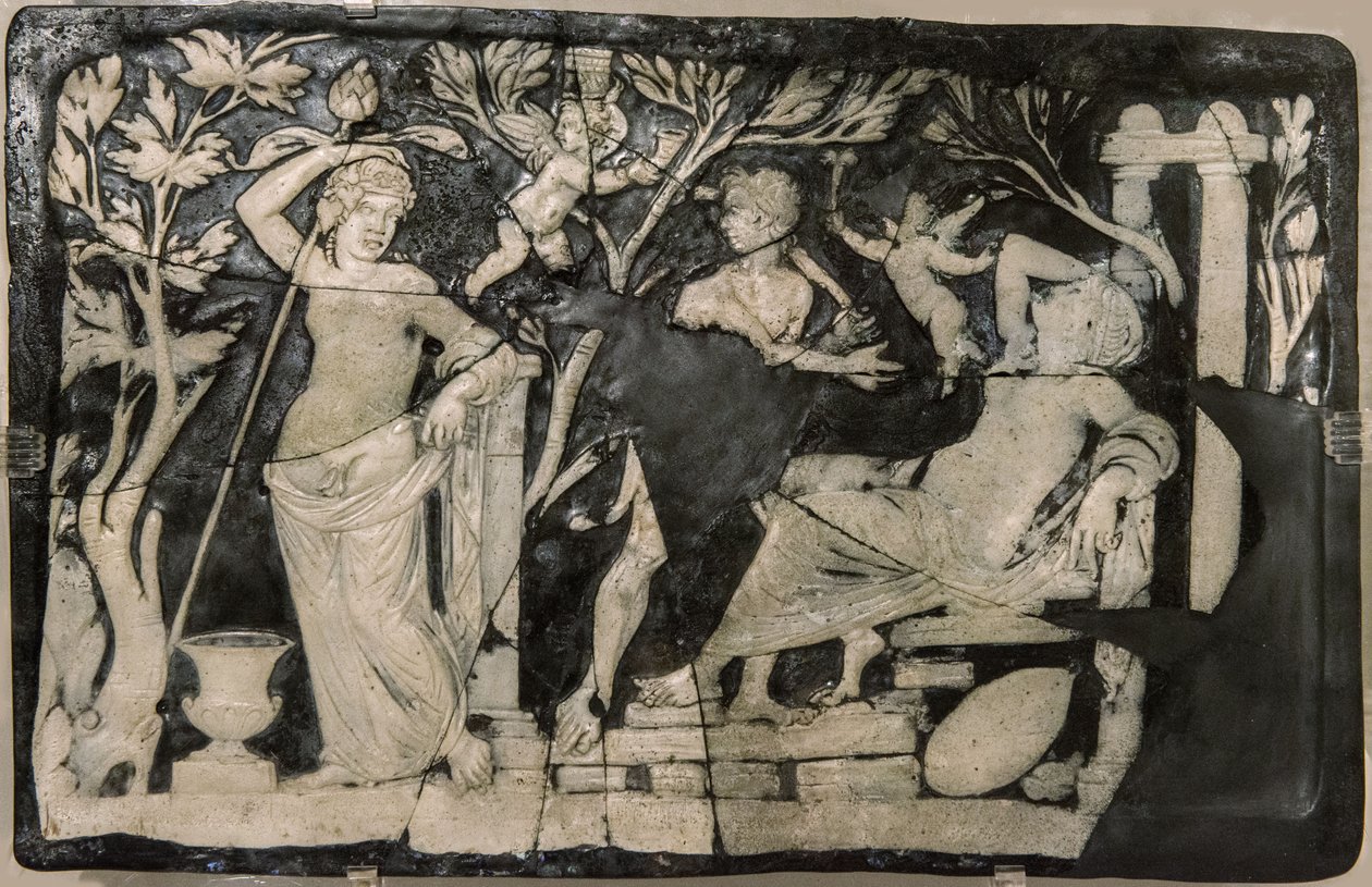 Bacchus og Ariadne Cameo, 1. H. 1. århundre. AD. av Classical Antiquities.