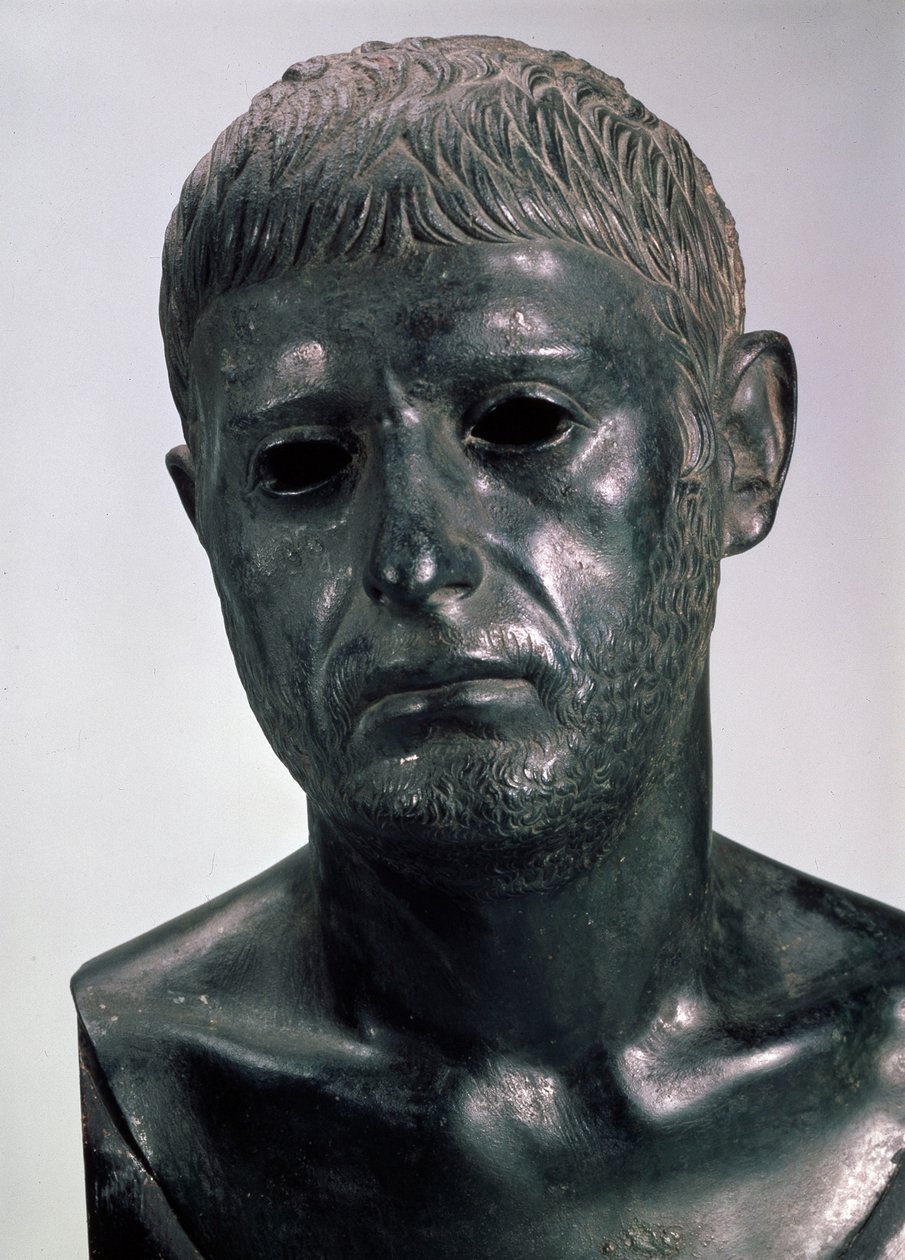 Portrett av en romersk Sextus Pompey, 2 H. av 1. århundre. f.Kr av Classical Antiquities