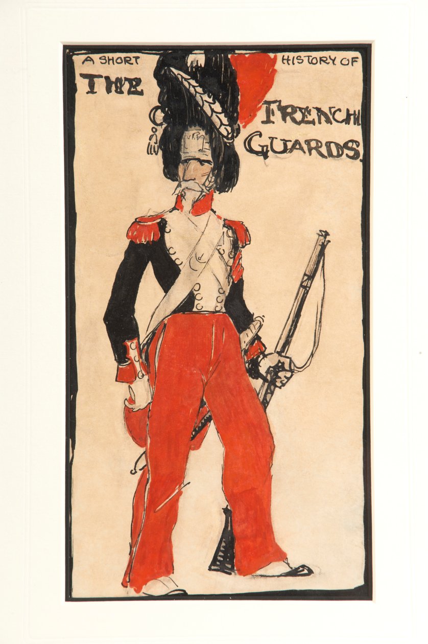 En kort historie om de franske garde, 1917 av Claud Lovat Fraser