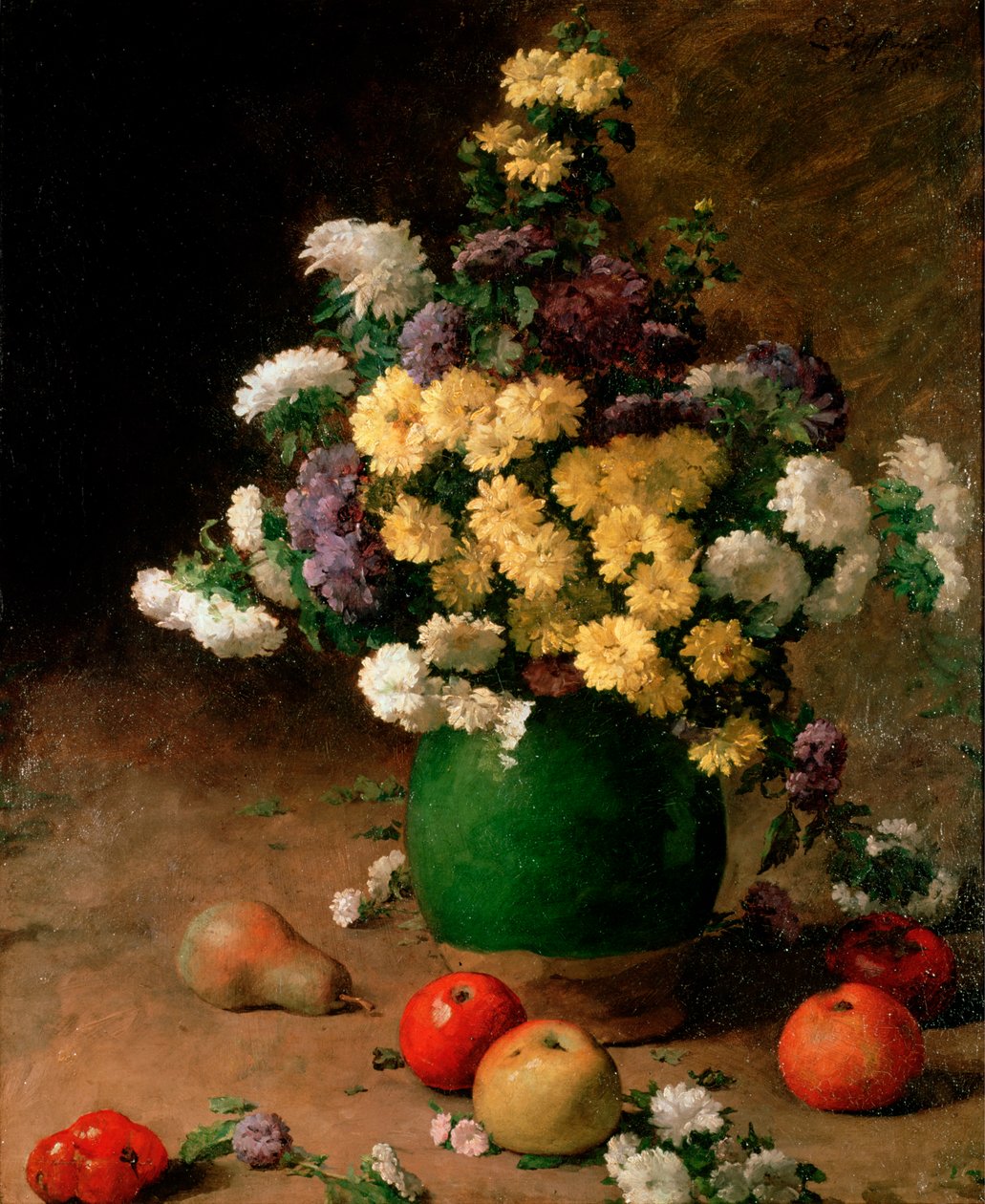 Blomster og frukt, 1880 av Claude Emile Schuffenecker