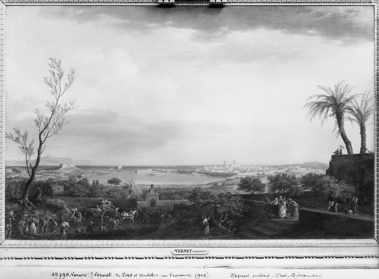 Port of Antibes i Provence, 1757 (se også 414950) av Claude Joseph Vernet