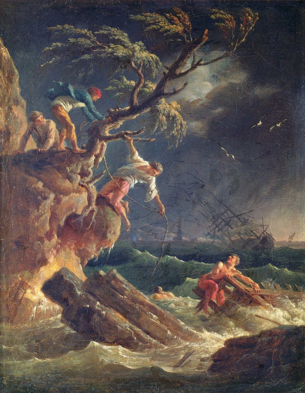 Stormen, ca. 1762 av Claude Joseph Vernet