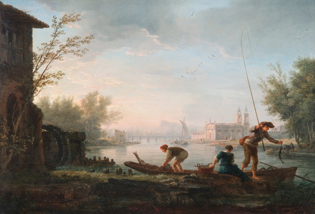 De fire tidene på dagen- morgen av Claude Joseph Vernet