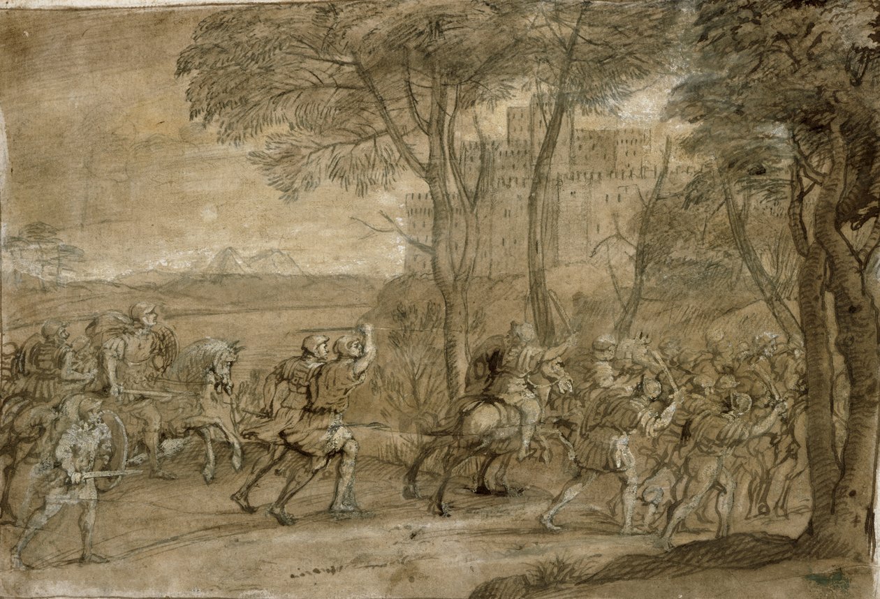 Angrep på et citadell av Claude Lorrain