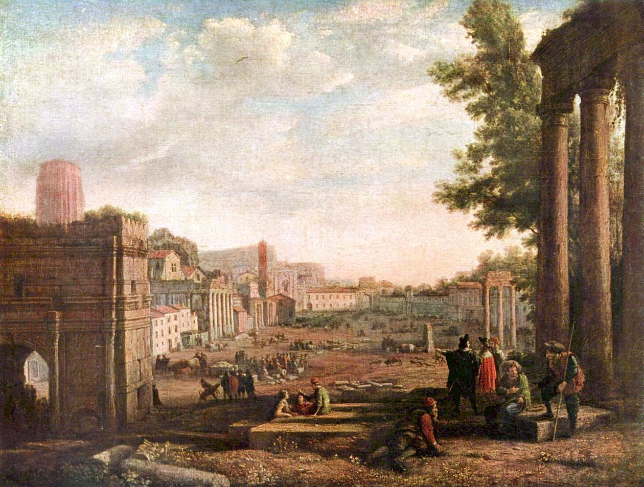 Campo Vaccino av Claude Lorrain