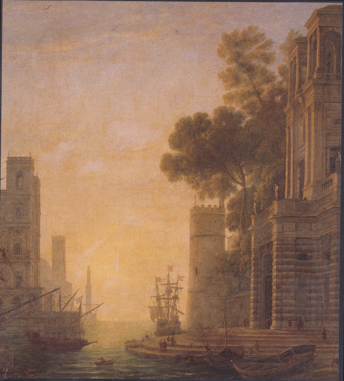 Ombordstigning av St. Paula i Ostia av Claude Lorrain