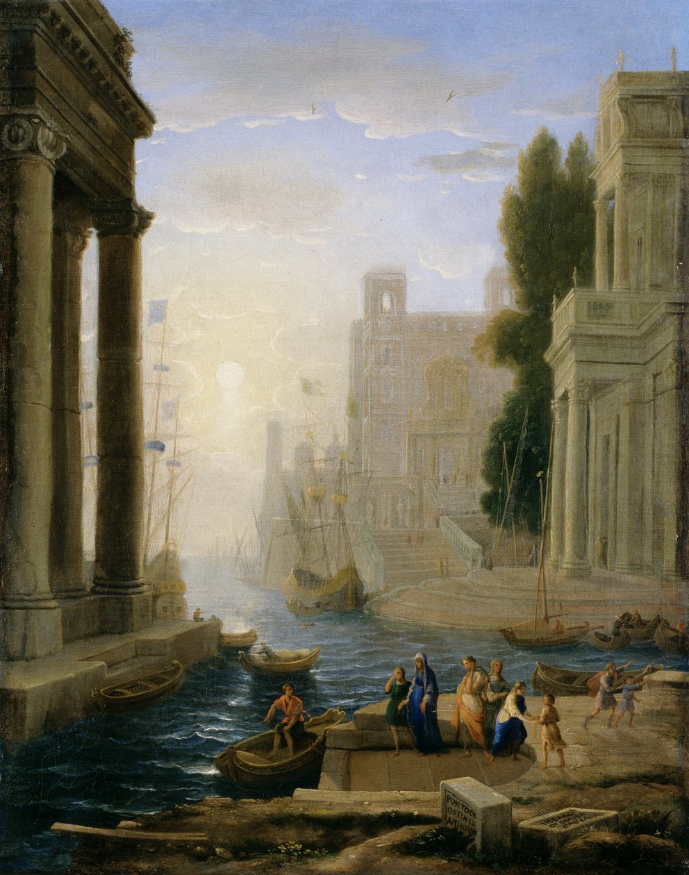 Ombordstigning av St. Paula av Claude Lorrain