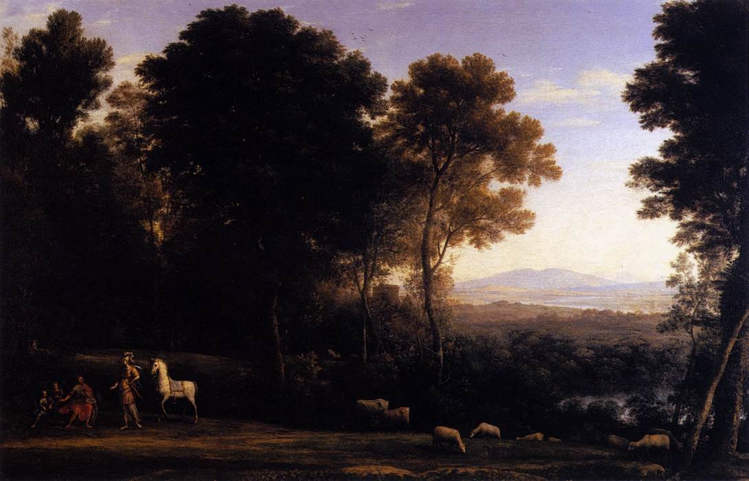 Erminia og gjeterne av Claude Lorrain