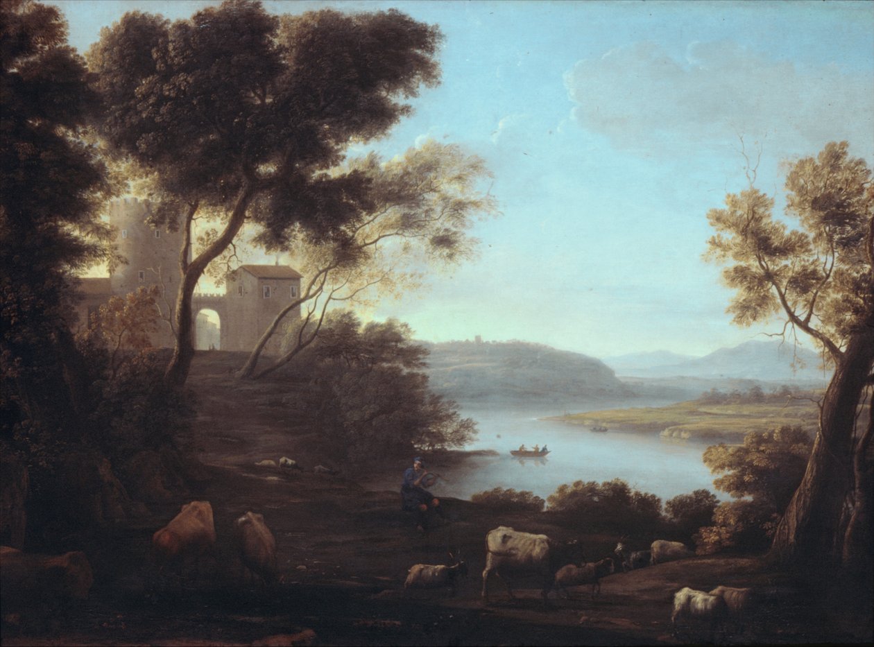 Det romerske landskapet av Claude Lorrain