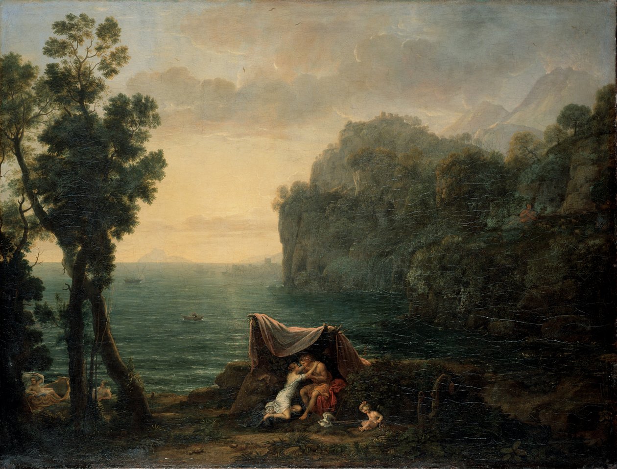 Landskap med Acis og Galatea av Claude Lorrain