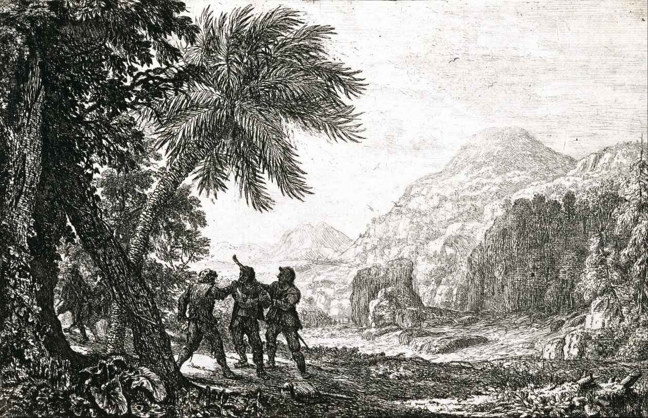 Landskap med Brigands av Claude Lorrain