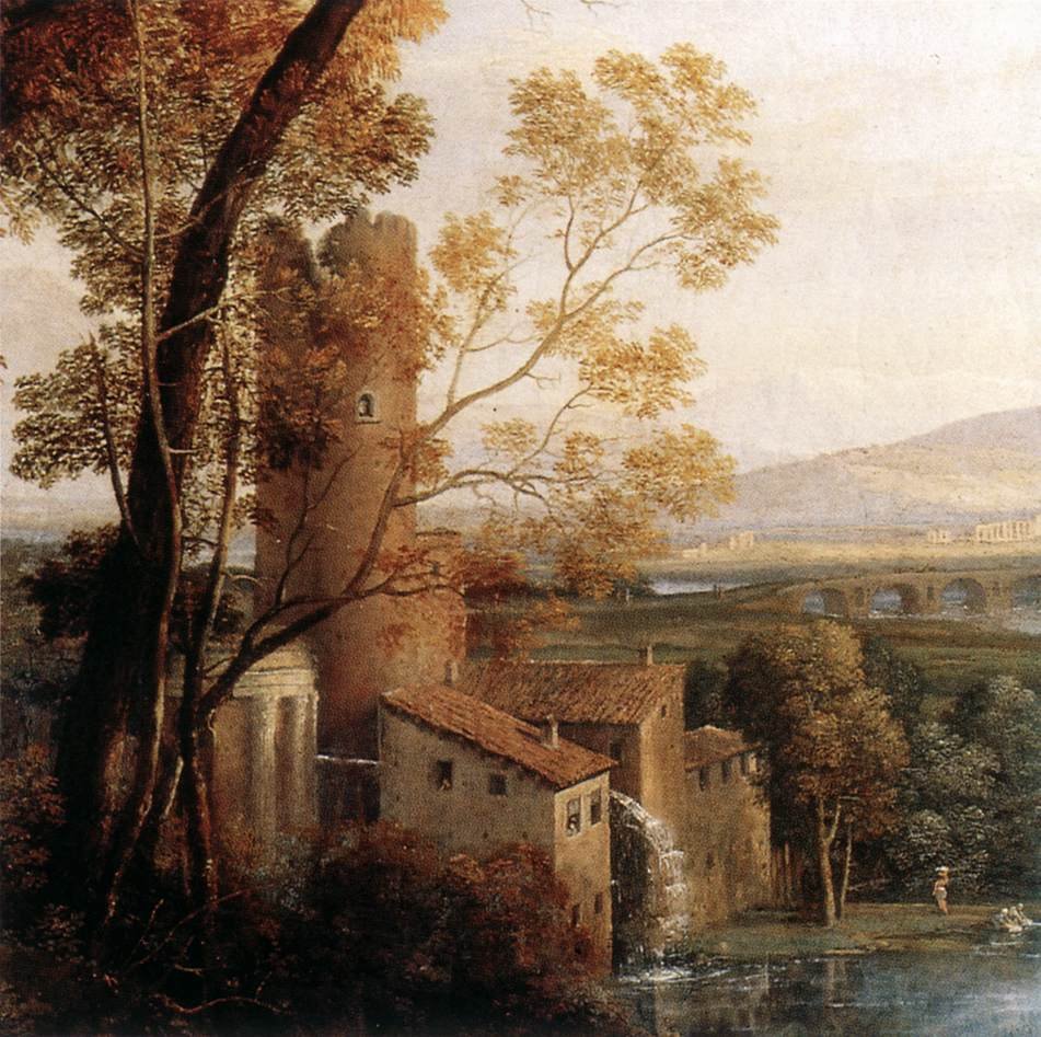 Landskap med dansende figurer av Claude Lorrain