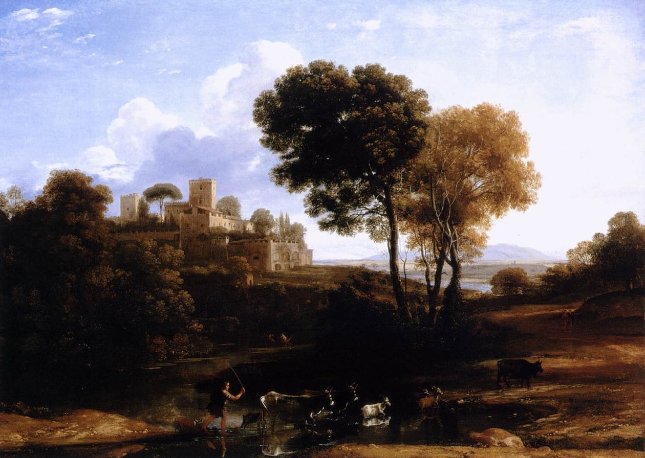 Landskap med hyrder av Claude Lorrain