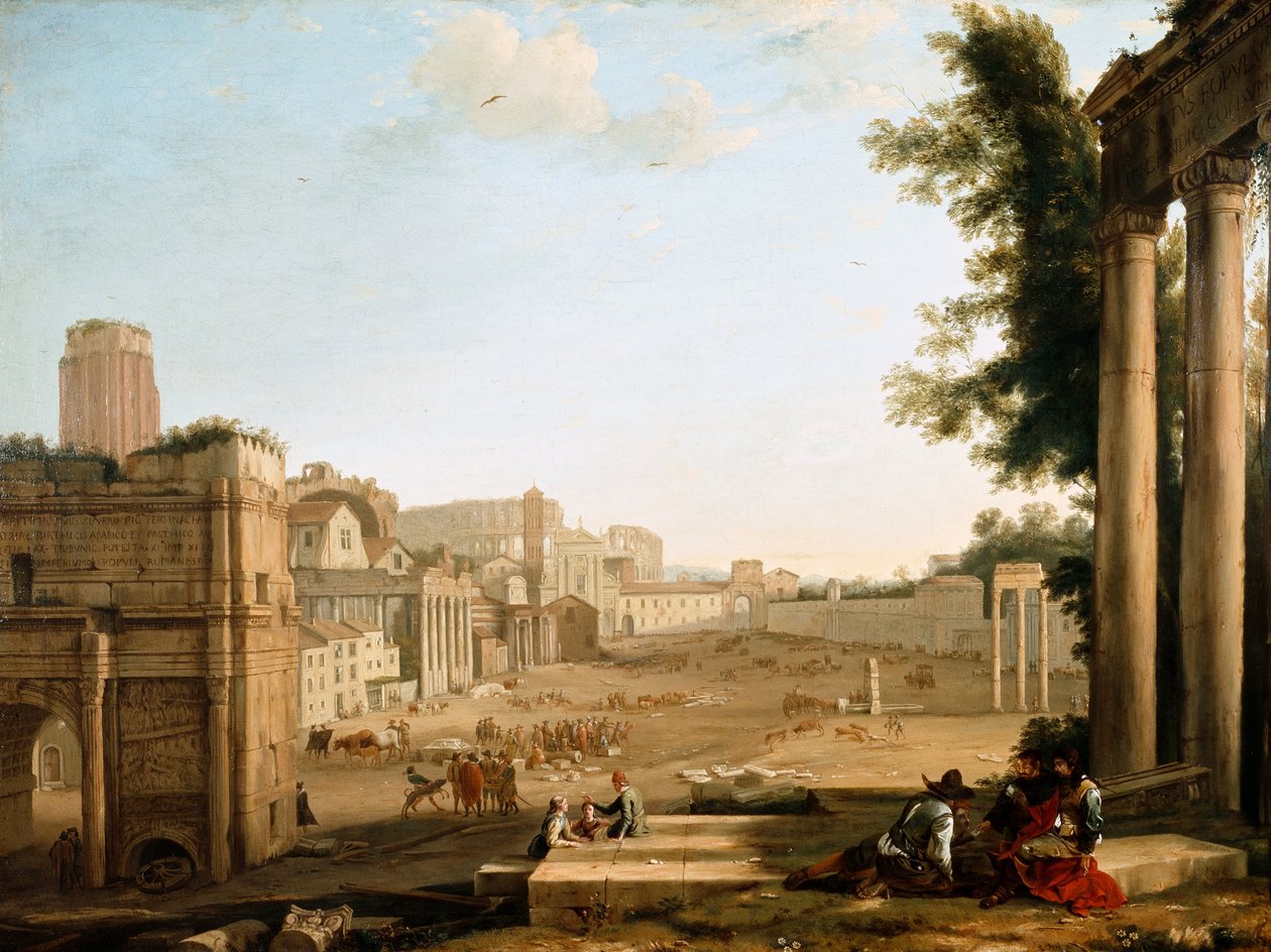 Campo Vaccino, Roma av Claude Lorrain