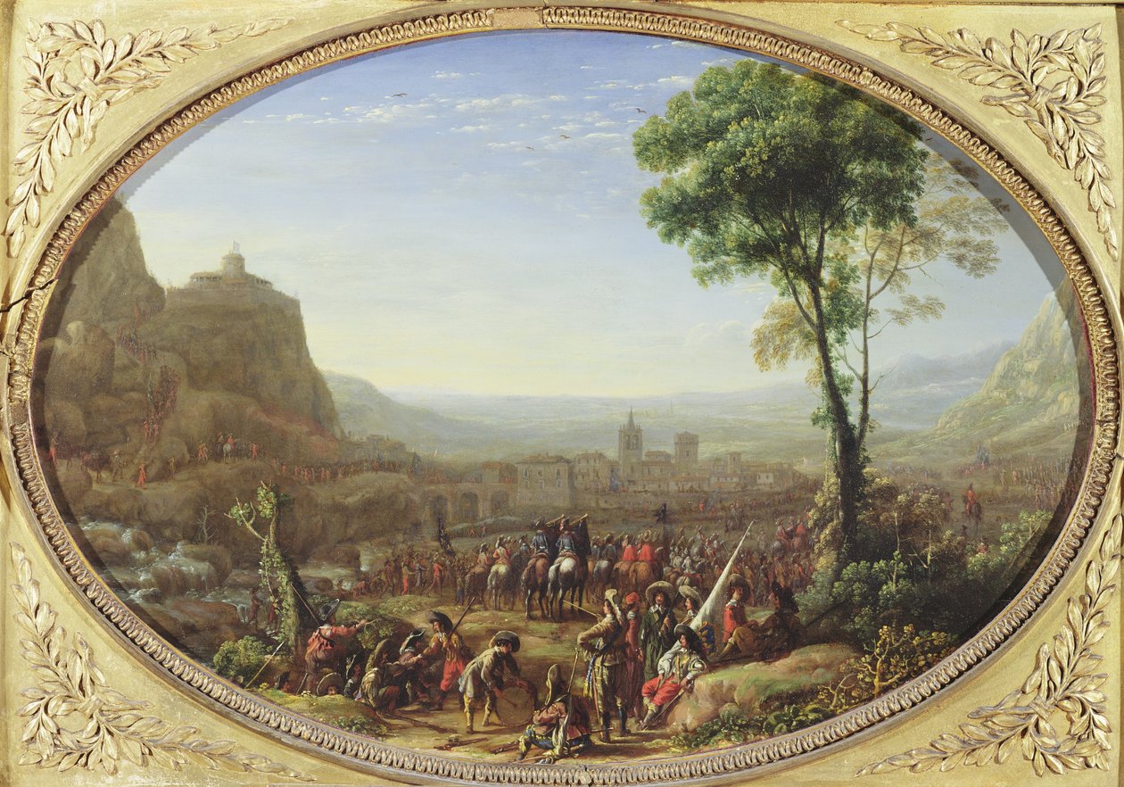 Susa-passet tatt av Louis XIII i 1629 av Claude Lorrain