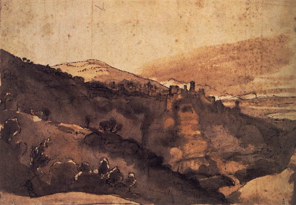 Utsikt over Tivoli av Claude Lorrain