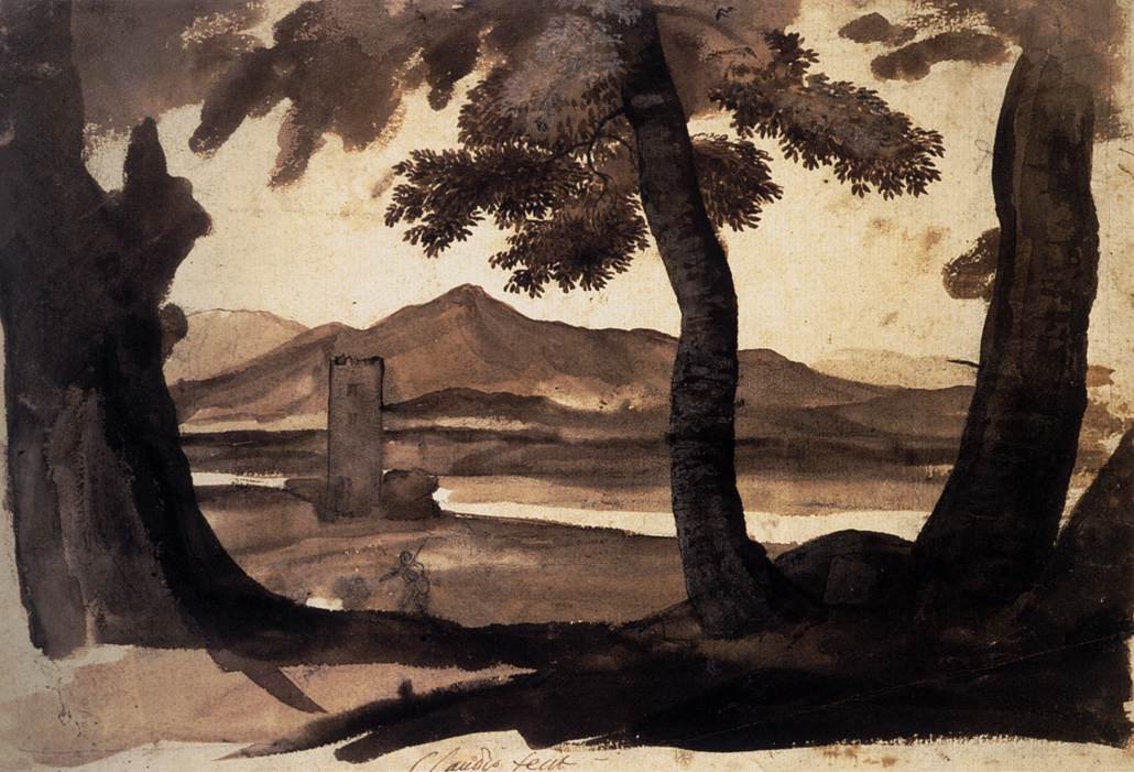Utsikt over Campagna av Claude Lorrain