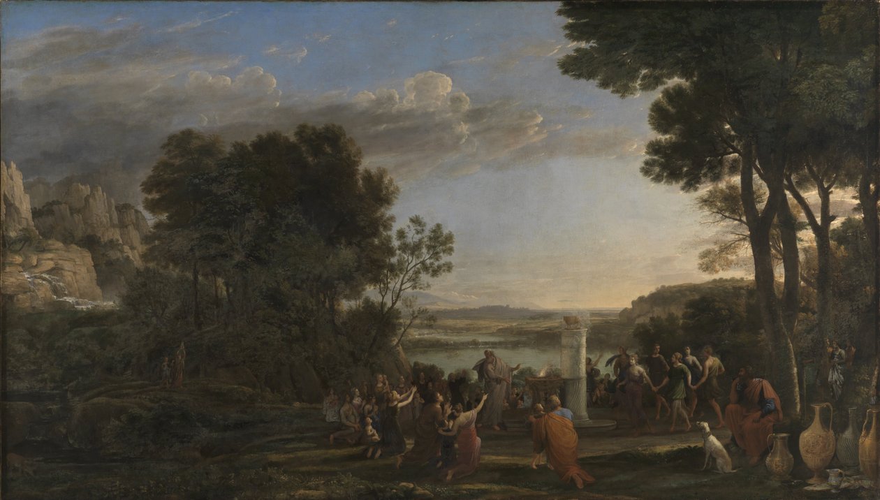Tilbedelse av Gullkalven av Claude Lorrain