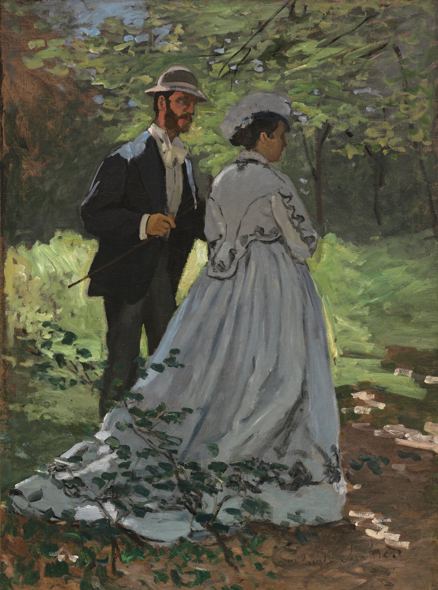 Bazille og Camillen av Claude Monet