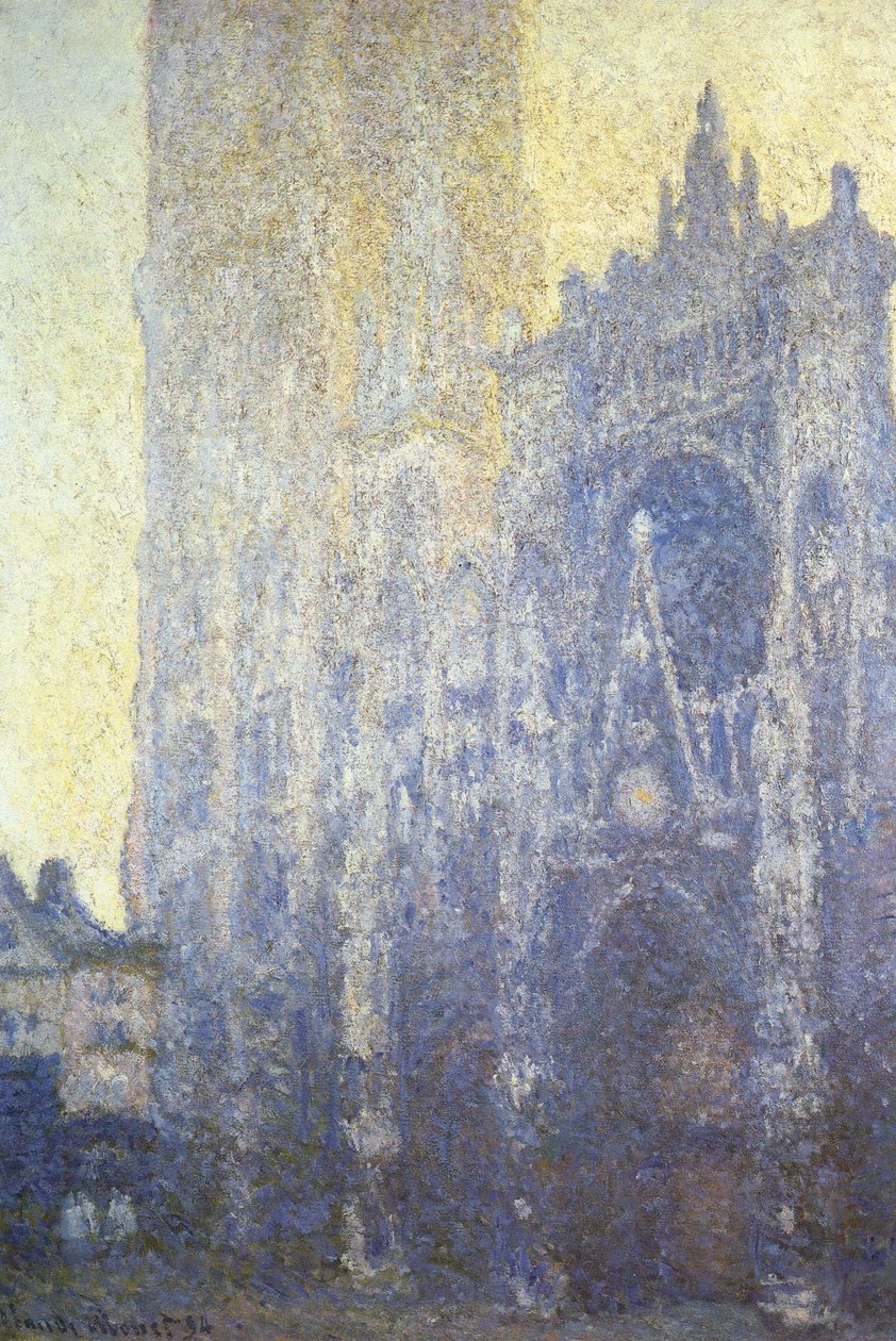 Rouen katedral. Morning Effect Portal av Claude Monet