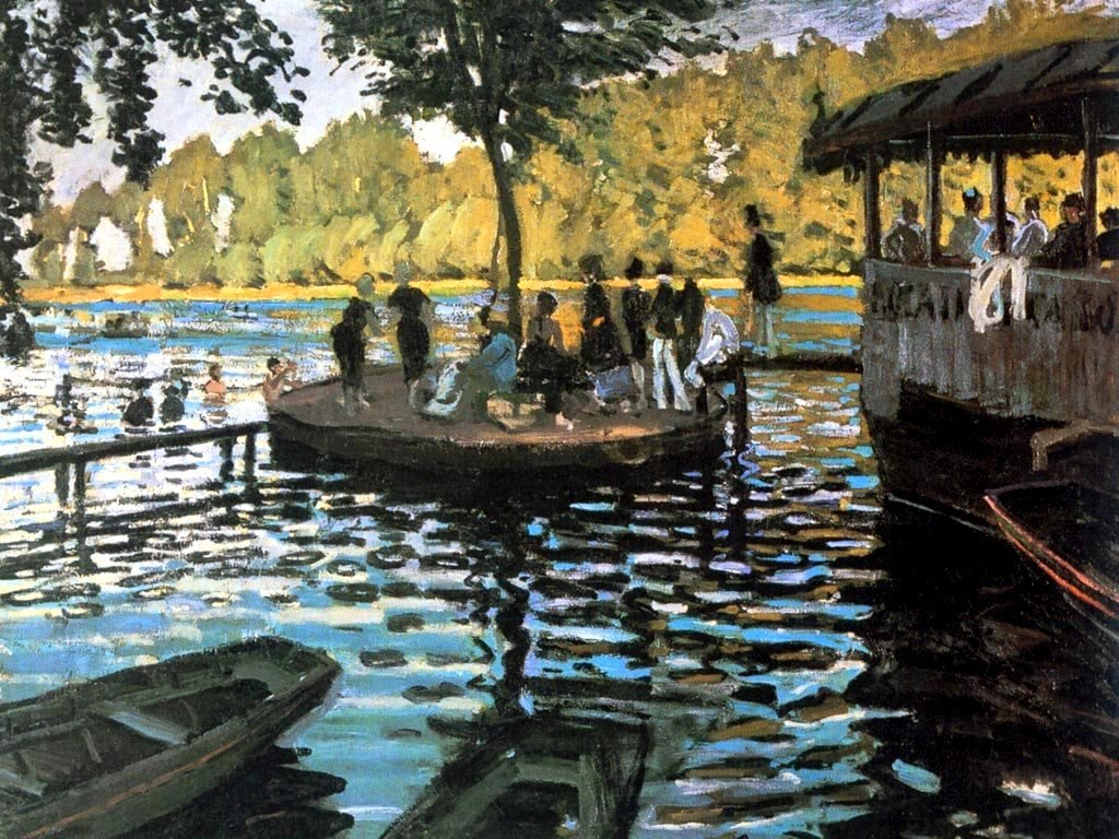 La Grenouilleren av Claude Monet