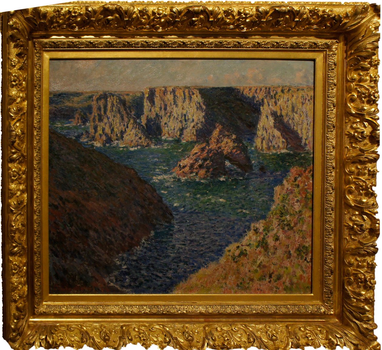 Les_rochers_de_Belle_Ile Bergartene på Belle-Isle. av Claude Monet