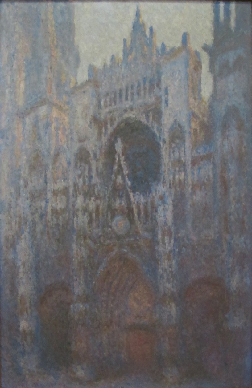 Rouen katedral. NFrancais: Cattedrale di Rouen.nDeutsch: Kathedrale von Rouen.n av Claude Monet