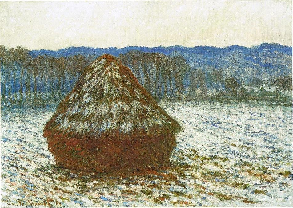 Stabel hvete av Claude Monet