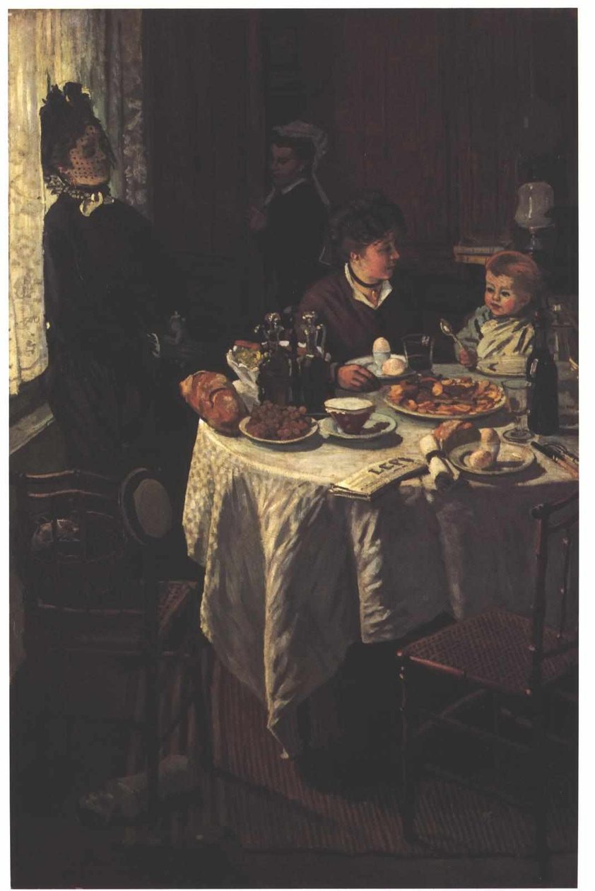 The Luncheon German: The Breakfast Francais: Le dejeuner Polski: Sniadanie av Claude Monet