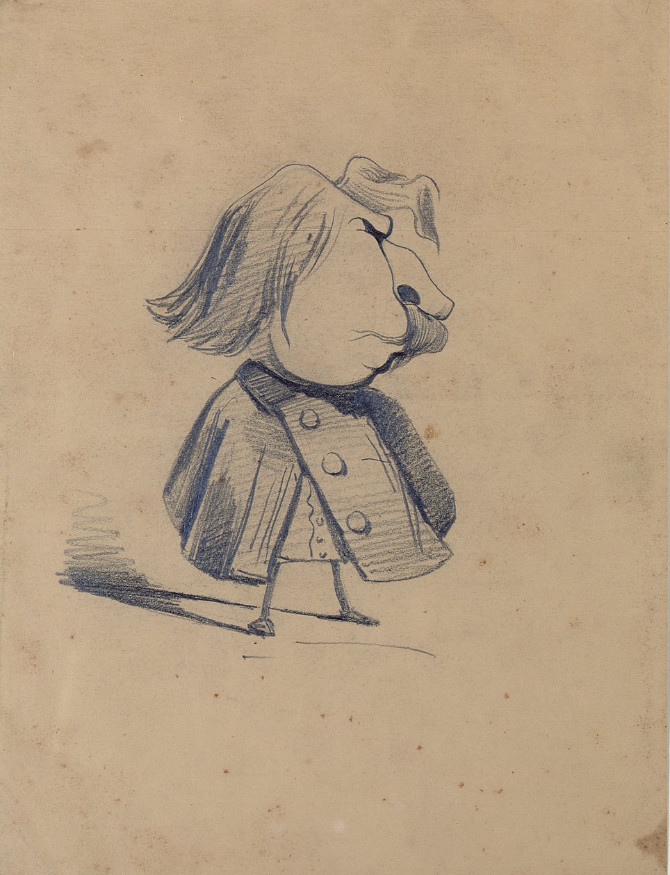 Alexandre Ursule Cellerier, kalt Felix, 1855-60 av Claude Monet
