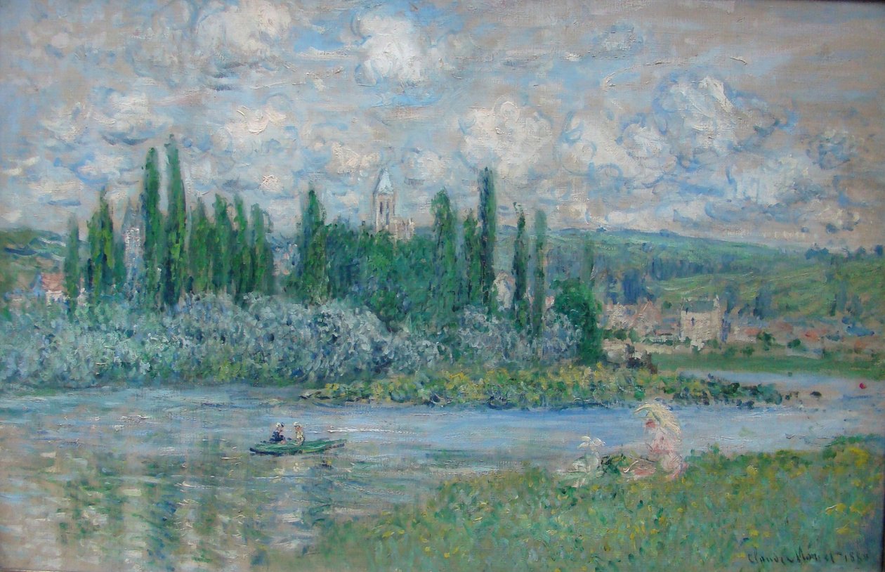 Utsikt over Vetheuil av Claude Monet