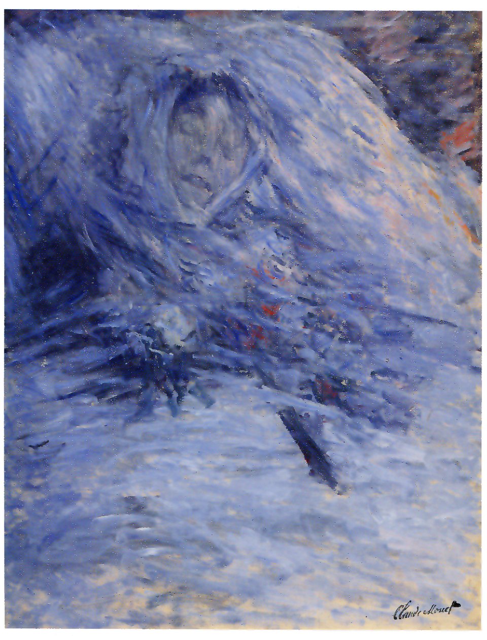 Camille Monet på dødsleiet av Claude Monet