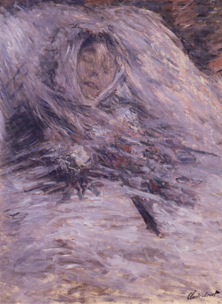 Camille Monet på dødsleiet.JPG av Claude Monet