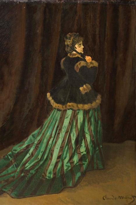 Camille, Den grønne kjolen av Claude Monet
