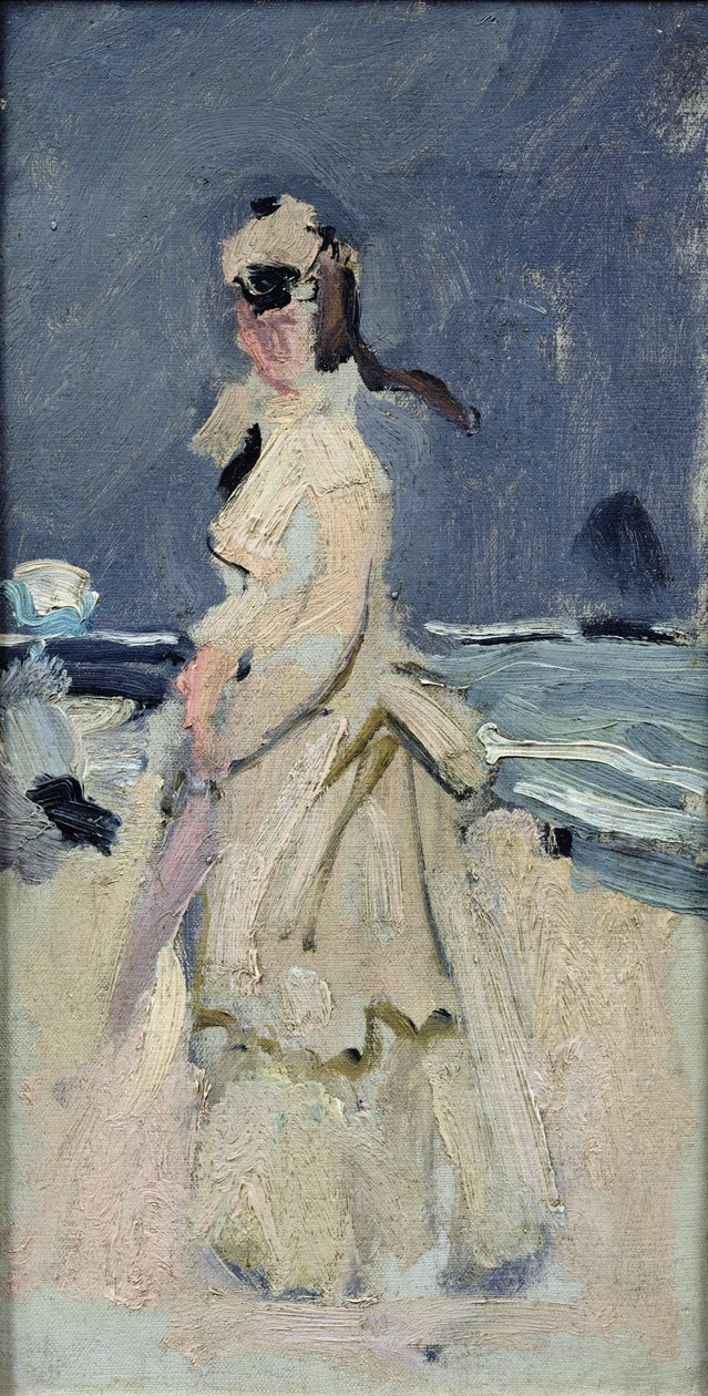 Camille på stranden, 1870-71 av Claude Monet